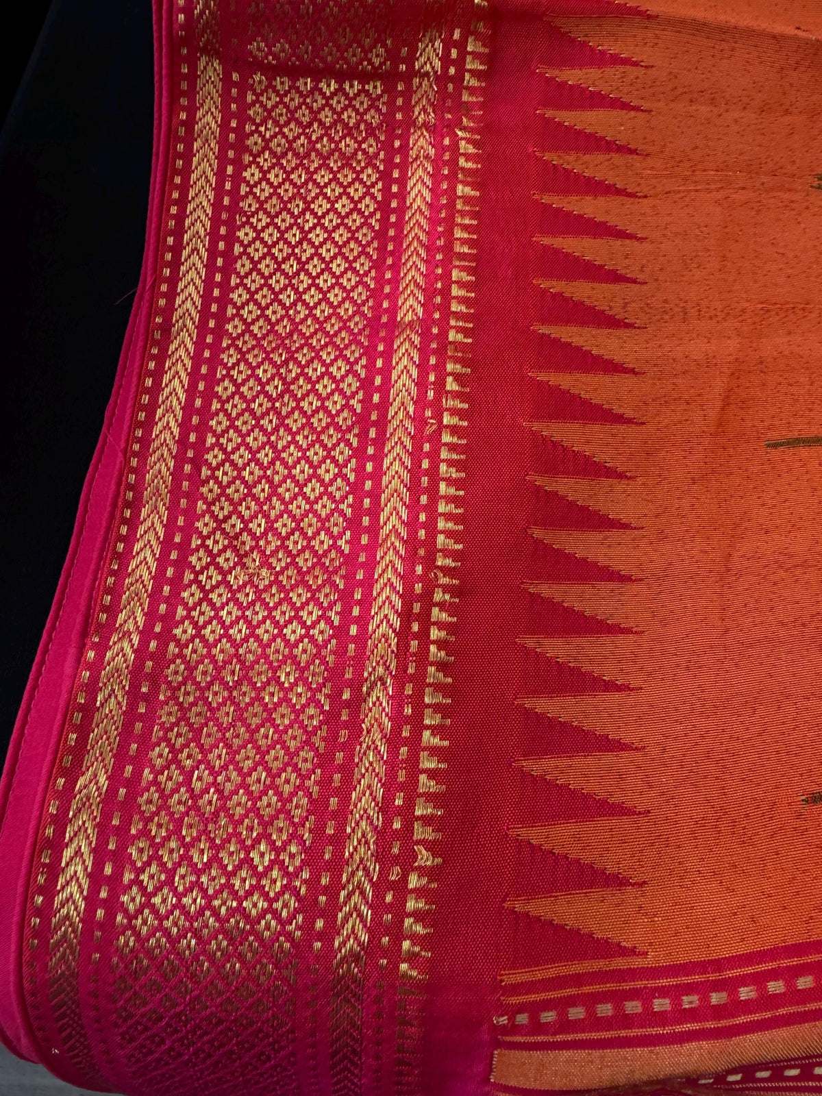 Handloom Pure silk Paithani Saree premium quality with traditional pallu